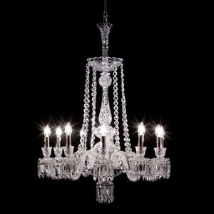 London CH-10 N, Chandelier in Murano glass and Bohemian crystals