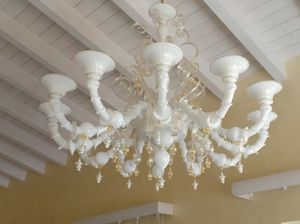 MELANIE, Elegant and refined Rezzonico style chandelier