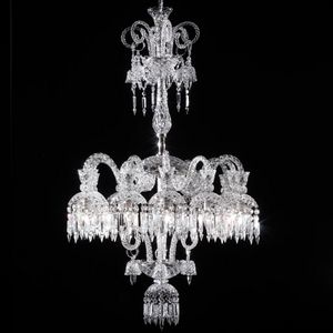 Wien CH-12 N, Chandelier with Murano glass arms
