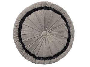 Cushion CMB EDU, Round cushion with pleats and a button
