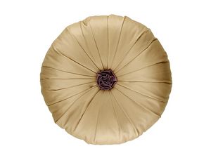 Cushion CMB RST, Round cushion with a pleated upholstery