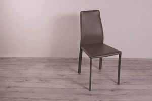 Hippo, Design chair in thick split leather