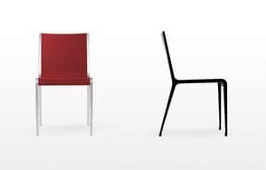 Bikappa, Chair thin, in aluminum and printed polypropylene
