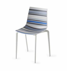 Colorfive TP, Polymer chair, metal legs, various finishes