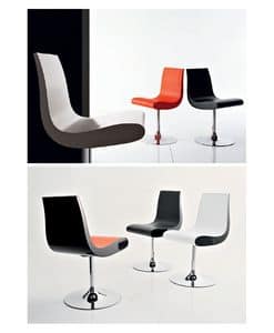 Futura 483, Chairs with metal frame Contemporary coffee bar