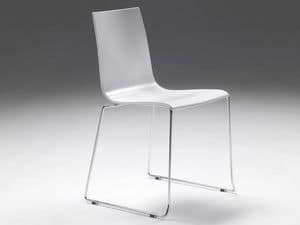 Jolly 2, Chair made of polymer without armrests