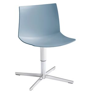 Kanvas 2 L, Chromed chair with 4-blade base