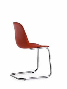 Pola Light R/CL, Lightweight chair with cantilever base