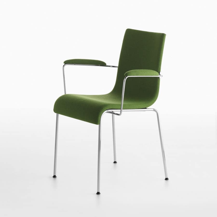 Asia PU, Chair with padded armrests