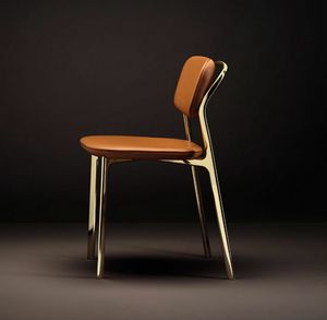 Coast Chair, Chair with a mix of rigorous and soft lines