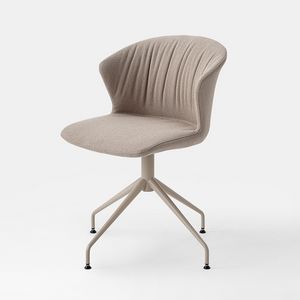 Kicca Plus Soft, Chair with metal base, comfortable padding