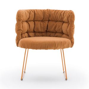 Maja 05735, Upholstered chair, with sled base