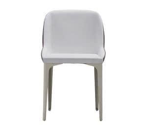 Marilyn S MT, Upholstered chair with steel structure