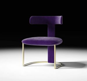 T-Chair Art. ETC001, Iconic chair with T-shaped backrest
