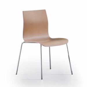 Juma, Chair with a clean and linear style