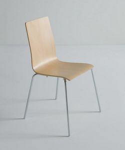 Lilà, Ergonomic wooden chair