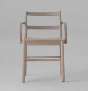 ART. 0020-LE-AR JULIE, Wooden chair with armrests