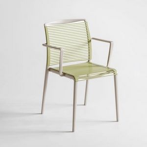 Avenica, Design chair in polymer with integrated armrests