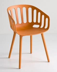 Basket Chair BP, Polymer Design chair for bars and restaurants