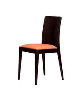 336, Linear padded chair for hotel and modern house