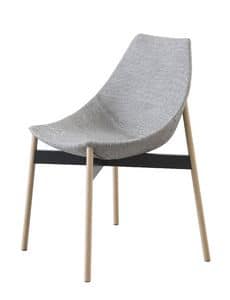 Gamma tubular, Design chair without armrests