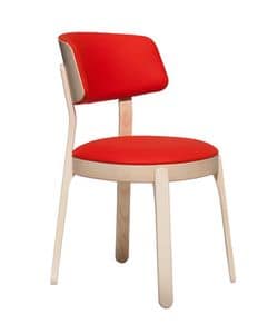 Popsicle chair, Design chair, wood, rounded machining