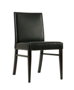 Project chair 03, Padded wooden chair, ideal for popular restaurants