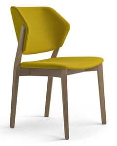 Turtle chair, Chair in solid beech, for vintage environments