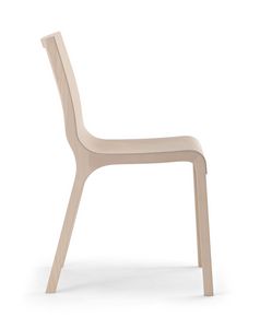 BACK CHAIR 016 S, Solid and light wooden chair