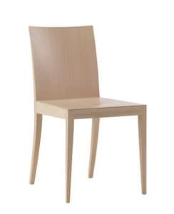 Ecoes sedia legno, Chair made of solid wood, sturdy and lightweight