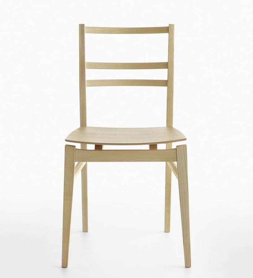 Già R/VS, Chair made of ash without armrests