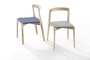 Helix, Wooden chair with a refined design