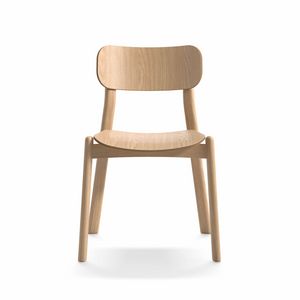 Kiyumi Wood, Sophisticated wooden chair, stackable