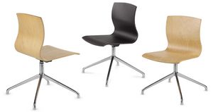WEBWOOD 368, Chair with wooden back