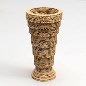 CONO, Cardboard cone vase