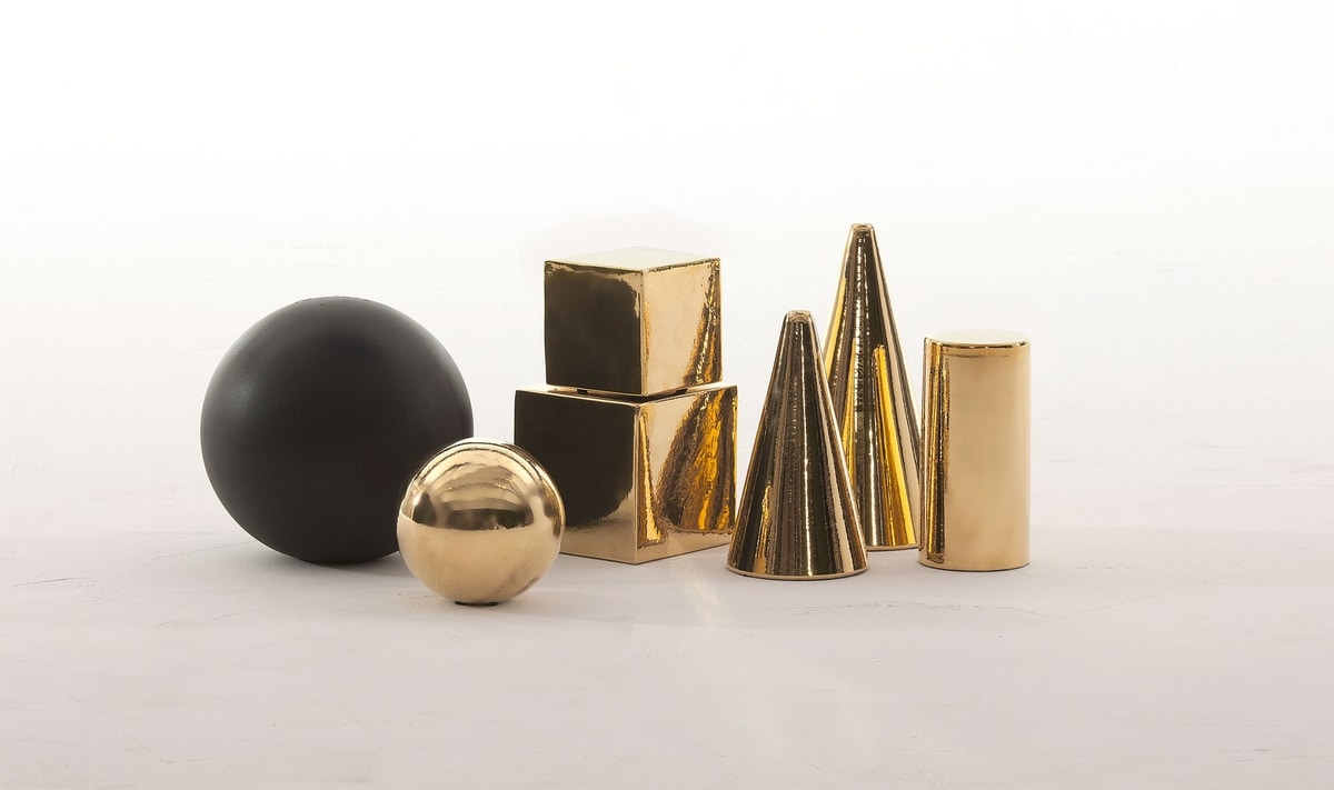 GEOMETRIC, Decorative cones, spheres and cubes