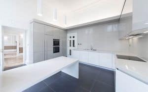 Maxi kitchen AS design, Practical kitchen, with new finishes and strict forms
