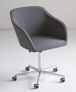 Plaza 5R, Chair with metal base, gas lift, for office