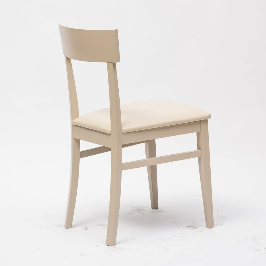 Art. 095 New Age, Wooden chair, for bar restaurant and residential use