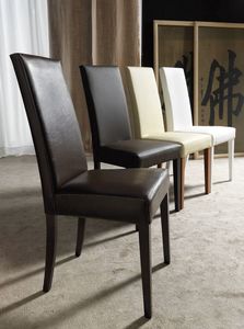 Art. 120 Vertigo Lux, Chair for dining room, padded, customizable finishes