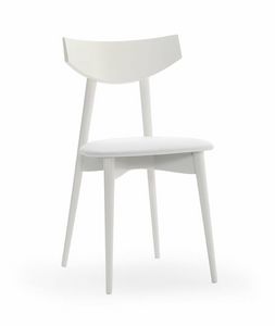 DAYANA, Chair in beech wood for domestic and contract use