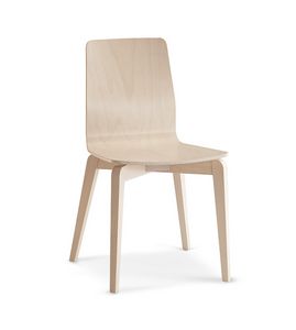 1127, Beech chair ideal for contract and domestic use