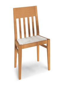 Art. 191/S, Wooden chair, with straw seat