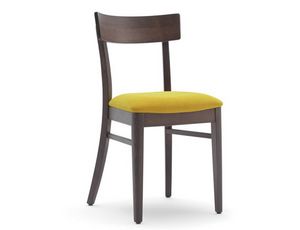 Karen-S, Chair for restaurant with upholstered seat