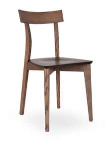Lola, Chair in beech wood for restaurants and bars