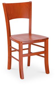 LUNA, Modern chair in painted wood