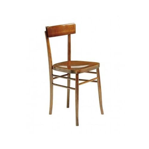 Milano, Chairs with wooden, for churches, in various finishes