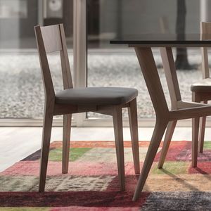 Nova NOVA1330TA, Wooden chair with eco-leather seat