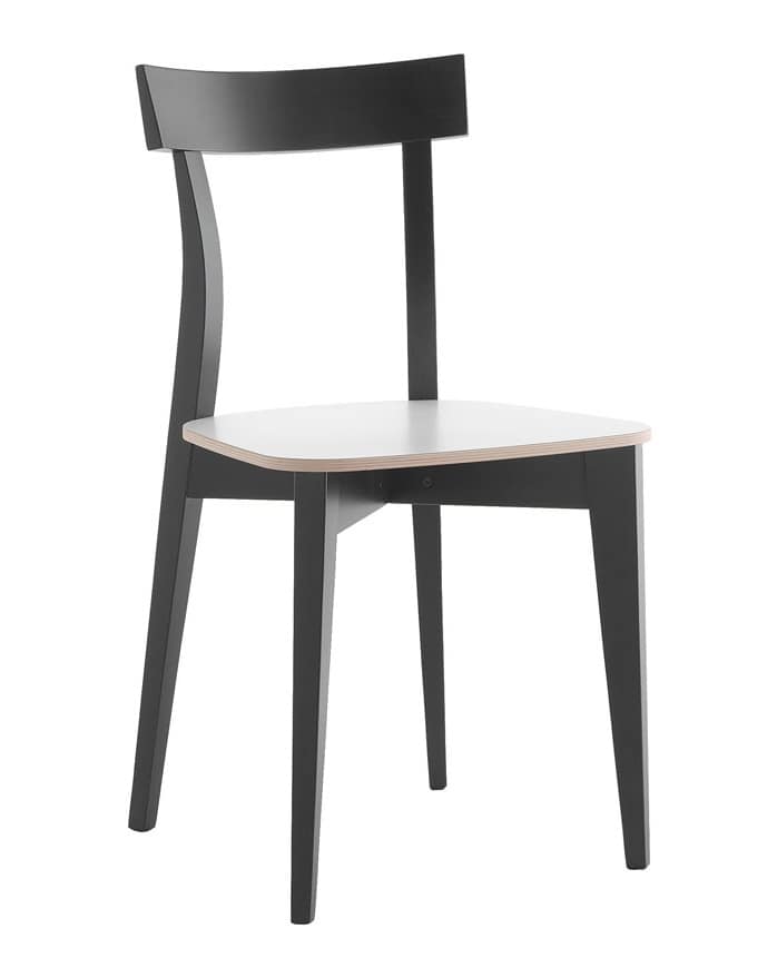 Viola, Chair two-tone finish, for home and restaurant