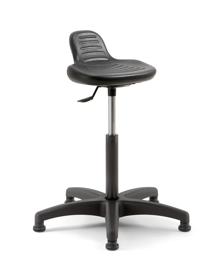 Confort 02, Stool with comfort adjustments